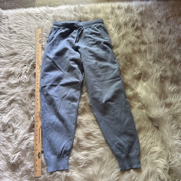 Zara Pants - Zara Womens Sweatpants Joggers White Gray Tie Dye Pockets Elastic Waist Lounge M